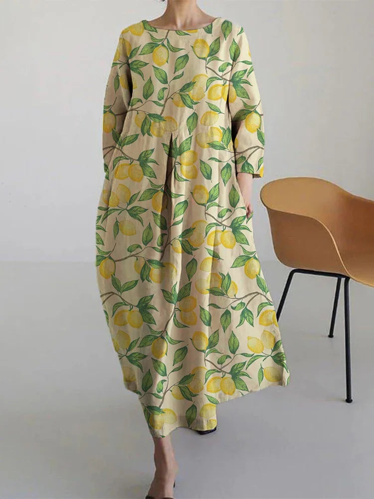Aurora - Floral Midi Dress for Summer