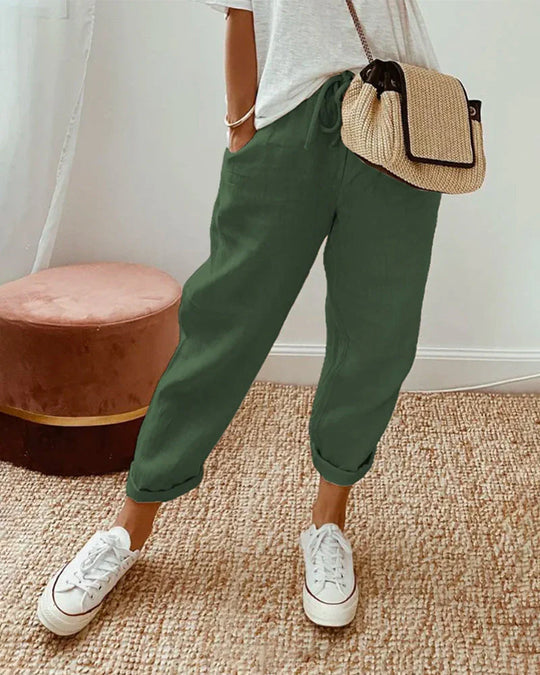 Helen - Women's Lightweight Loose-Fit Summer Trousers