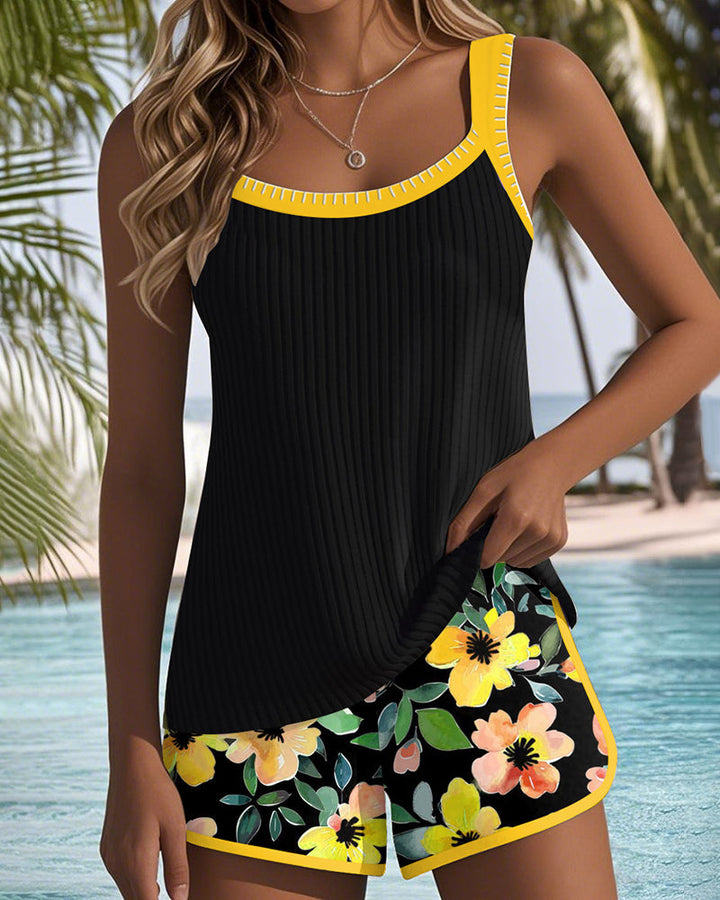 Donna | Two Piece Beach Tankini Pants