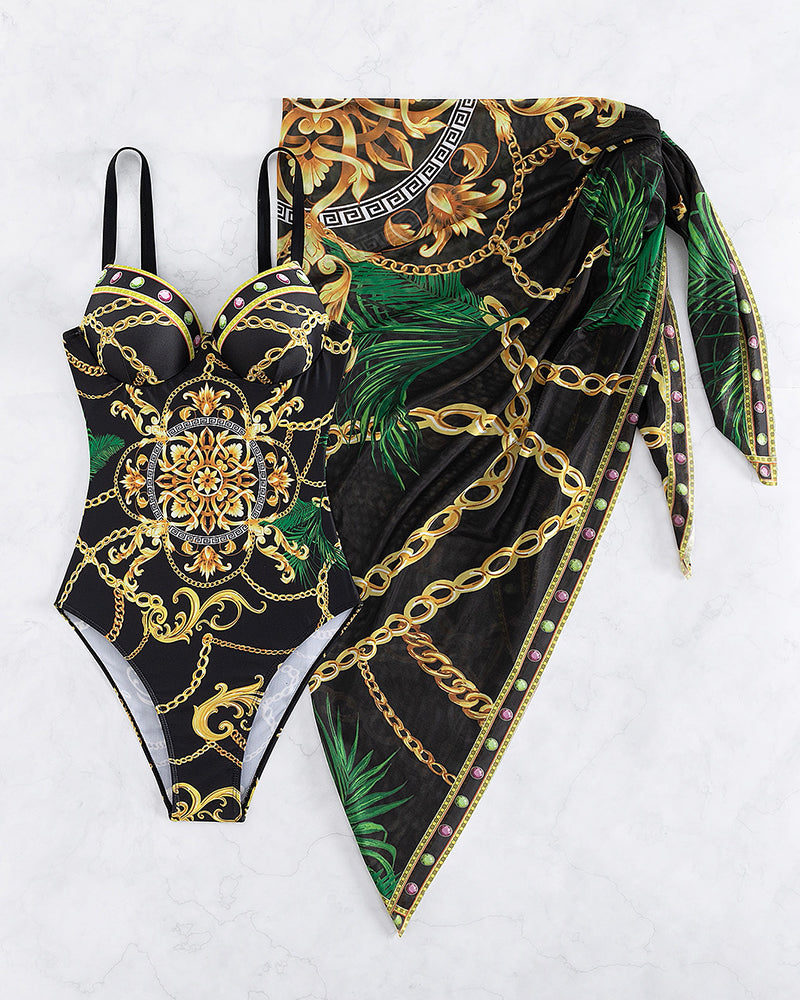 Dara™ | Push-Up One-Piece with Matching Sarong