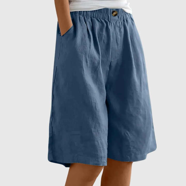 Miley | Women's Relaxed Knee-Length Shorts for Summer
