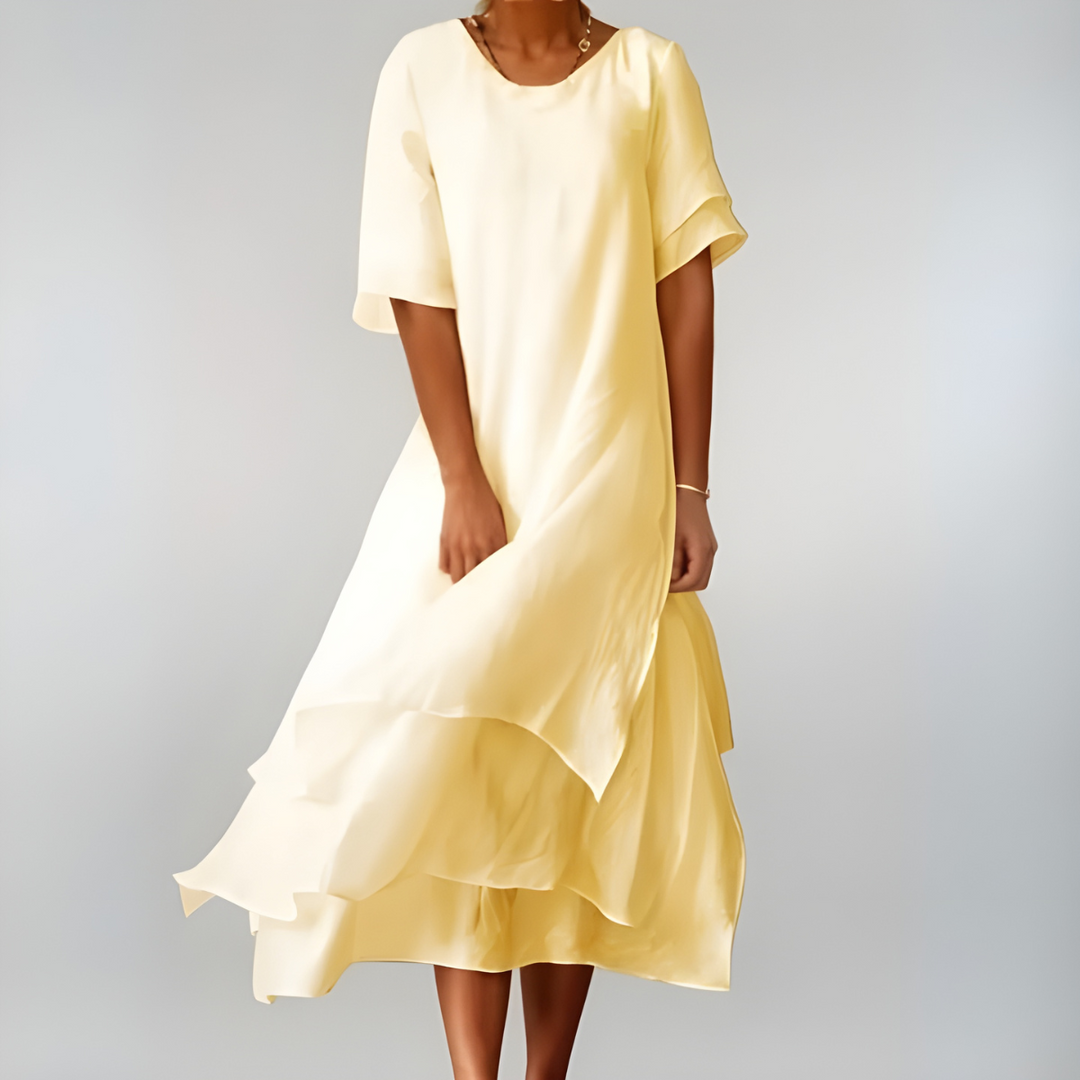 AGNÈS | Women's Lightweight Maxi Dress — Elegant Summer