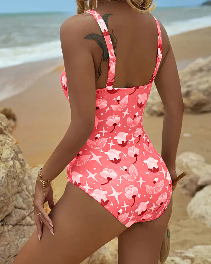 Sarah | One Piece Printed Tankini