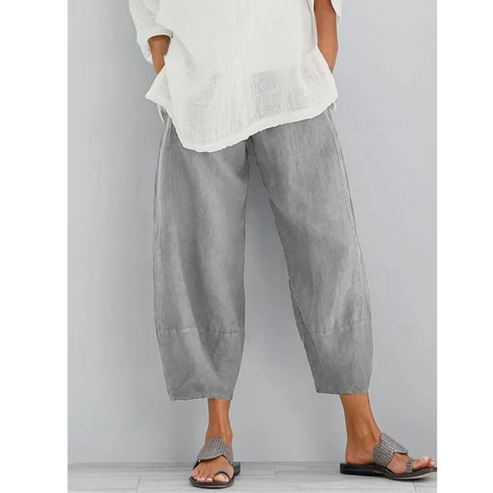 Mathias | Elegant Comfortable Linen-Style Trousers