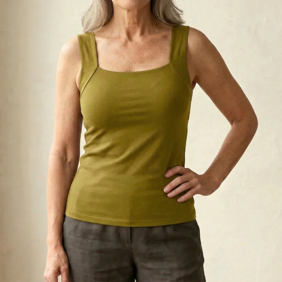 Lydia | Built-In Comfort Bra Tank Top