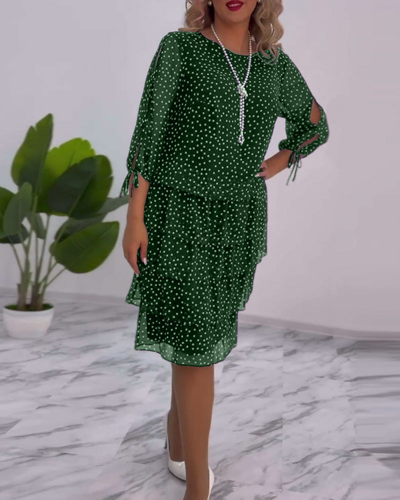 Sienna | Women's Elegant Knee-Length Winter Dress