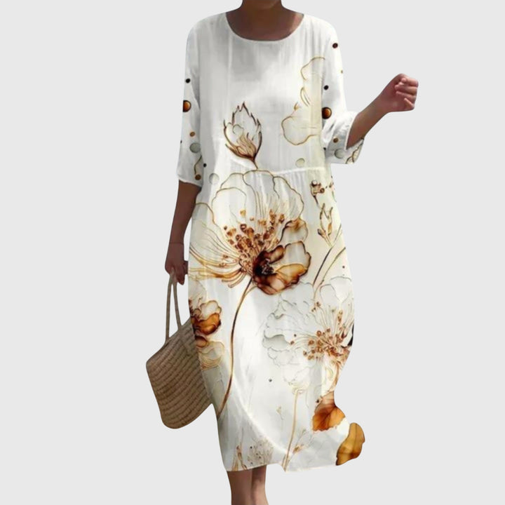 Hayley™ | Women's Floral Maxi Dress — Flowing & Feminine