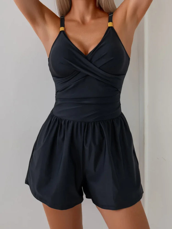 Sloane™ | Ruched Pocket Swimsuit