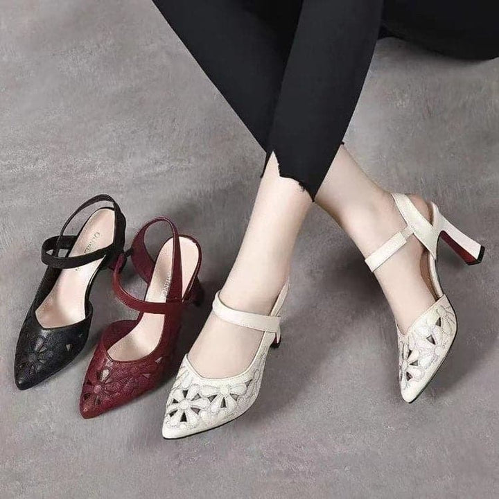 Cynthia | Women's Elegant Comfort Heels — Cushioned Fit