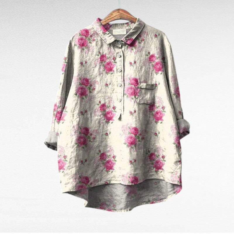 Luna | Classic Floral Blouses