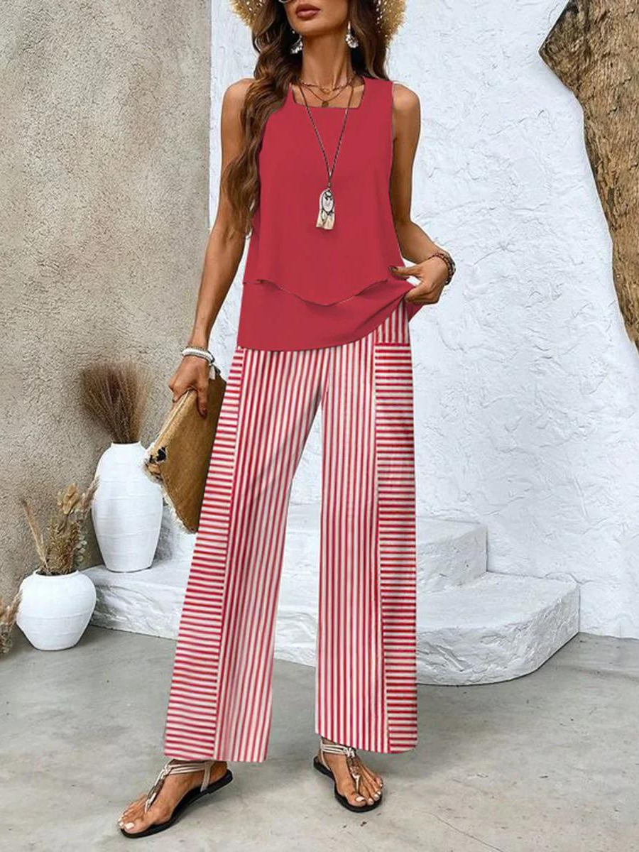 Averie - Women's Elegant Two-Piece Summer Set