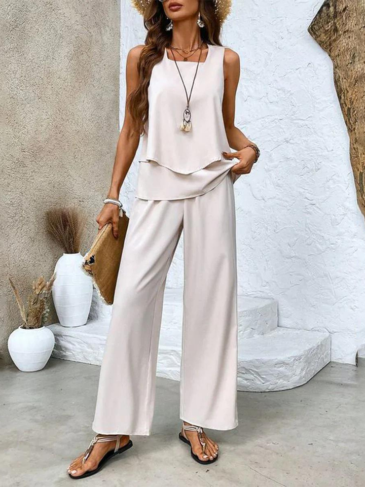 Averie - Women's Elegant Two-Piece Summer Set