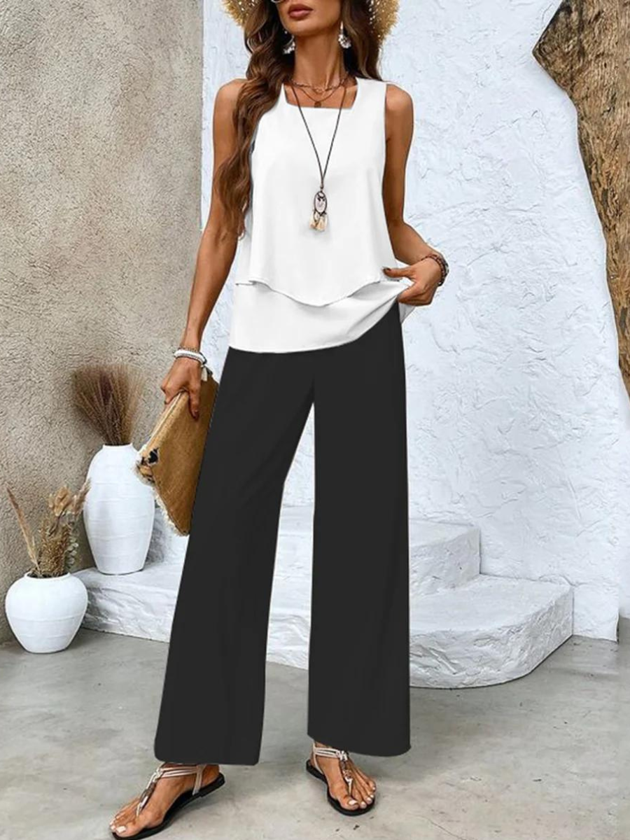 Averie - Women's Elegant Two-Piece Summer Set