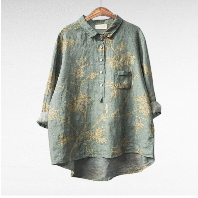 Luna | Classic Floral Blouses