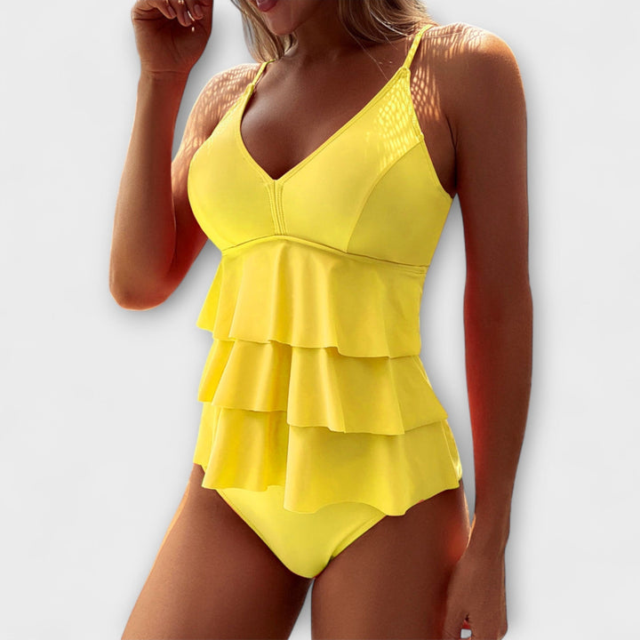 Stars - Women's Ruffled Swimwear for Beach & Beyond