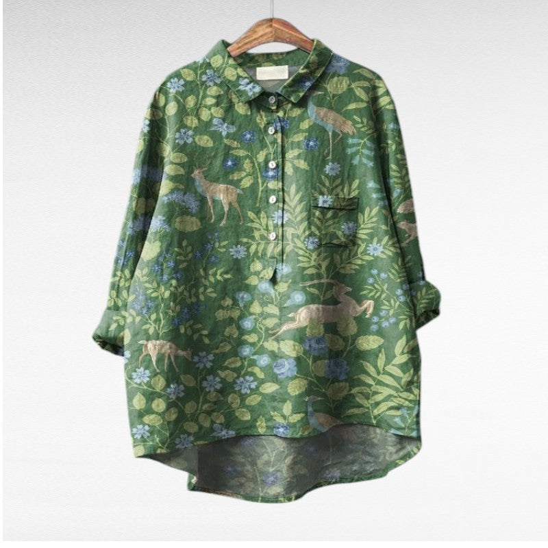 Luna | Classic Floral Blouses
