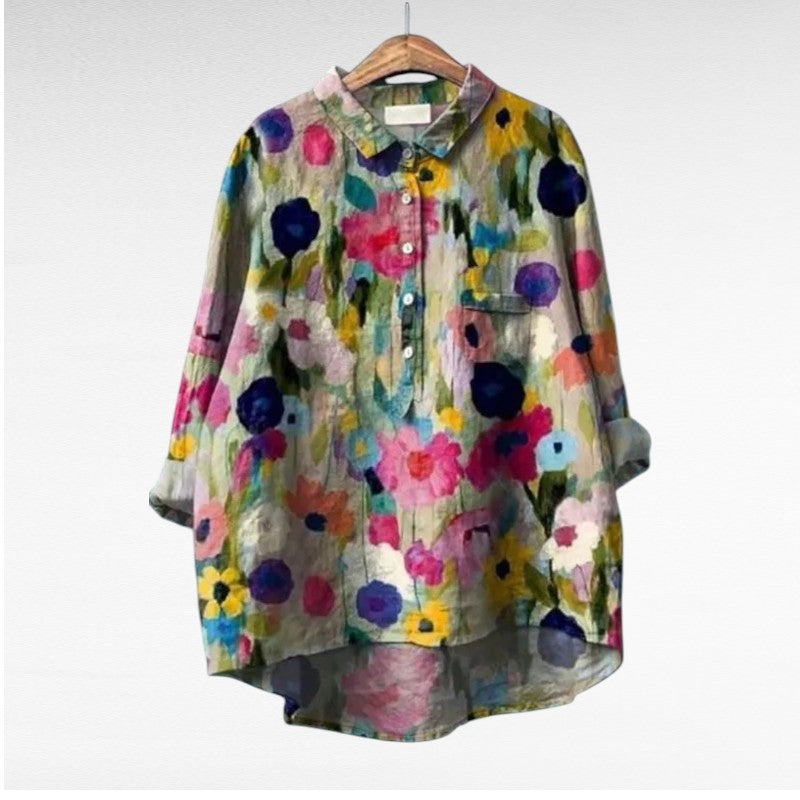 Luna | Classic Floral Blouses