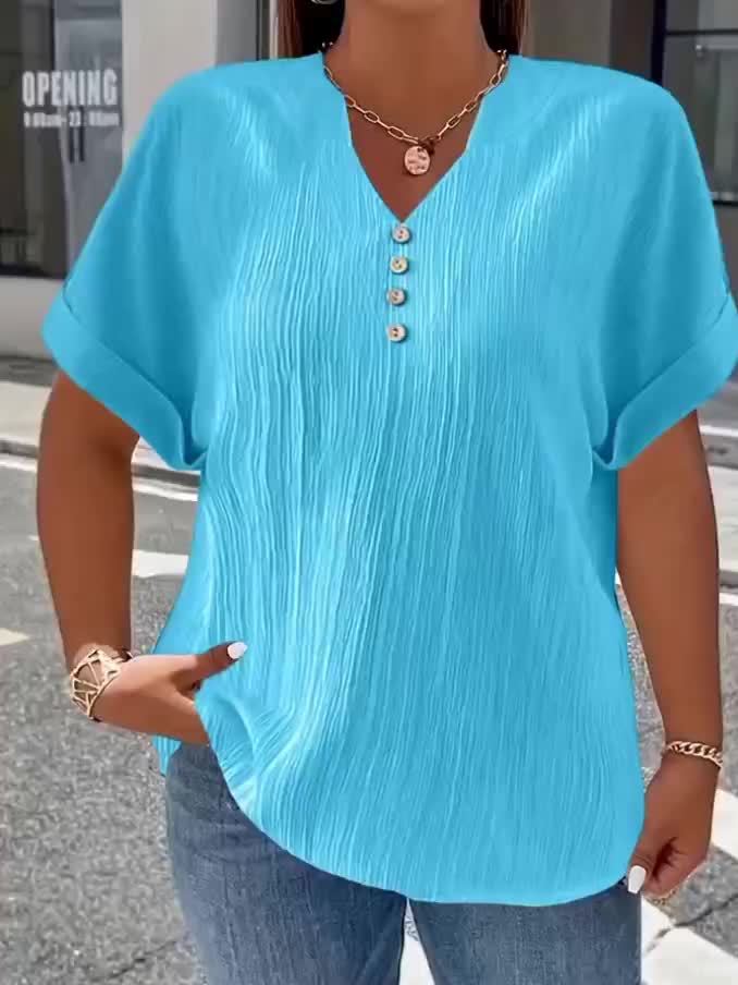Ruby | Luxe V-Neck Blouse