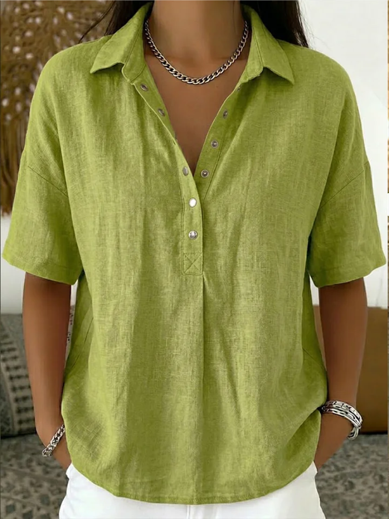 Oakley | Blouse with Collar and Button