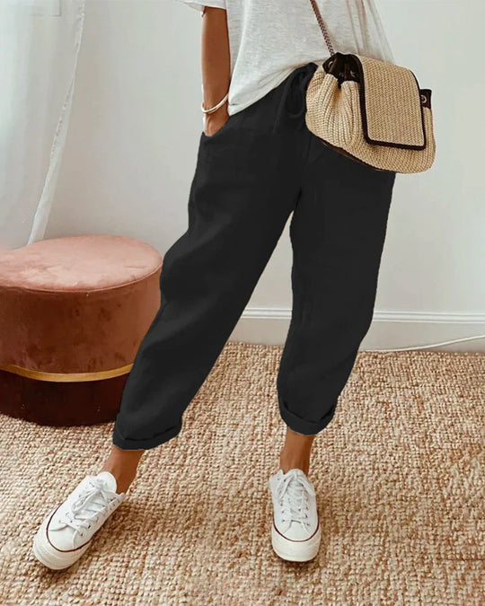 Helen - Women's Lightweight Loose-Fit Summer Trousers