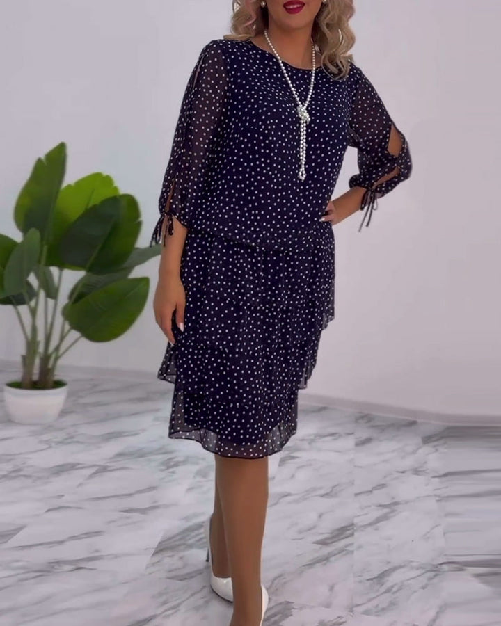 Sienna | Women's Elegant Knee-Length Winter Dress