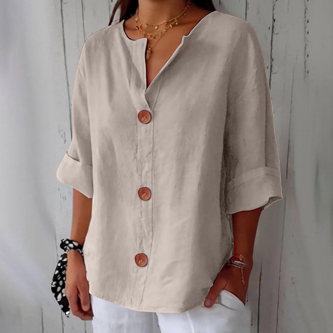 Hazel | Women's Loose-Fit Airy Summer Blouse