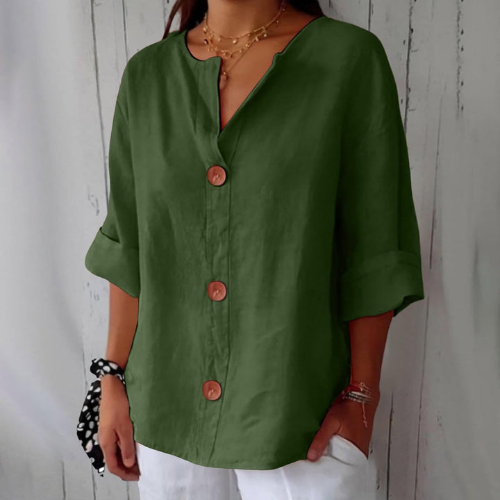 Hazel | Women's Loose-Fit Airy Summer Blouse