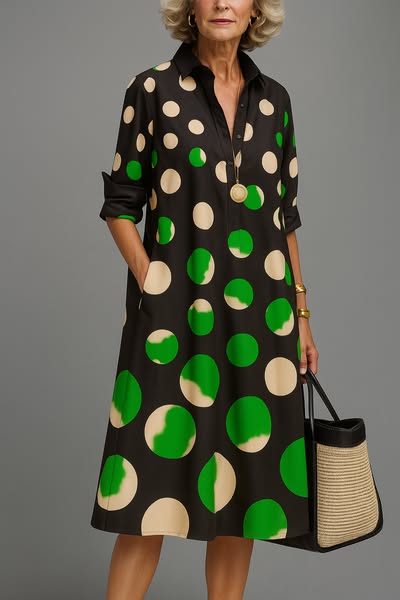 SANDRINE | Women's Elegant Polo Dress — Chic Spring Style