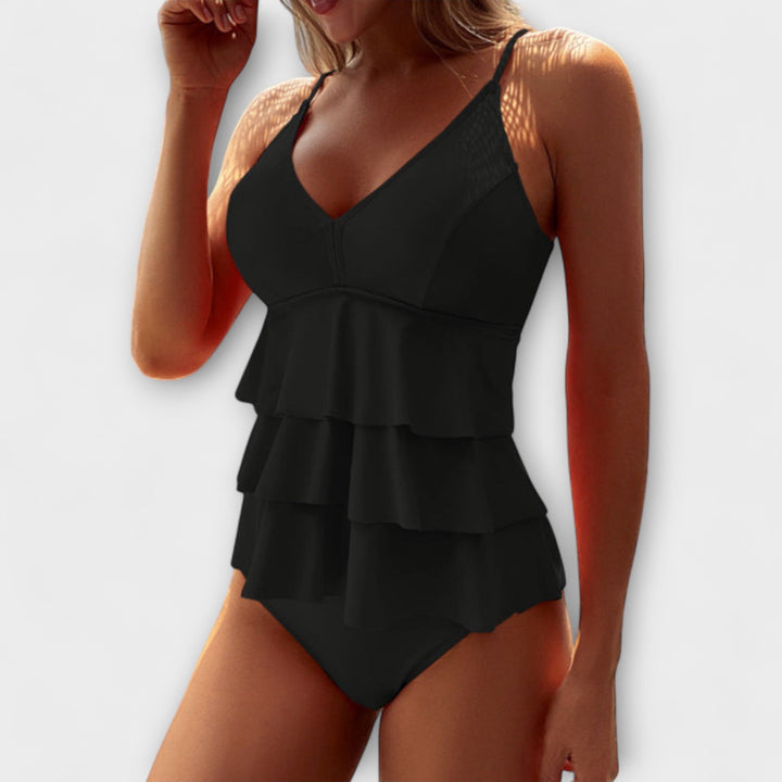 Stars - Women's Ruffled Swimwear for Beach & Beyond