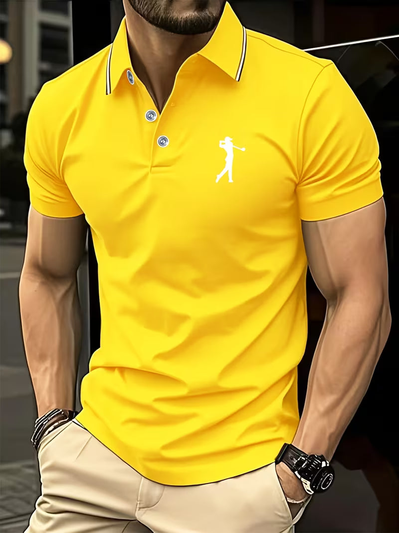 Arnaud™ | Casual Golf Print Shirt