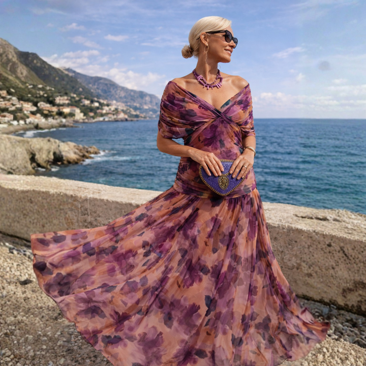 Valentina™ | Off-Shoulder Maxi Dress