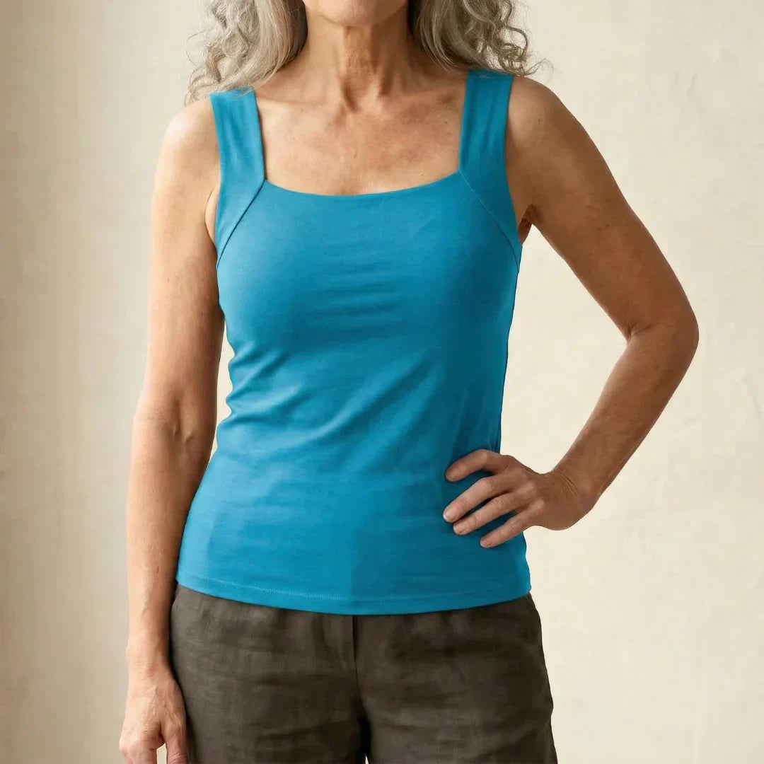 Lydia | Built-In Comfort Bra Tank Top