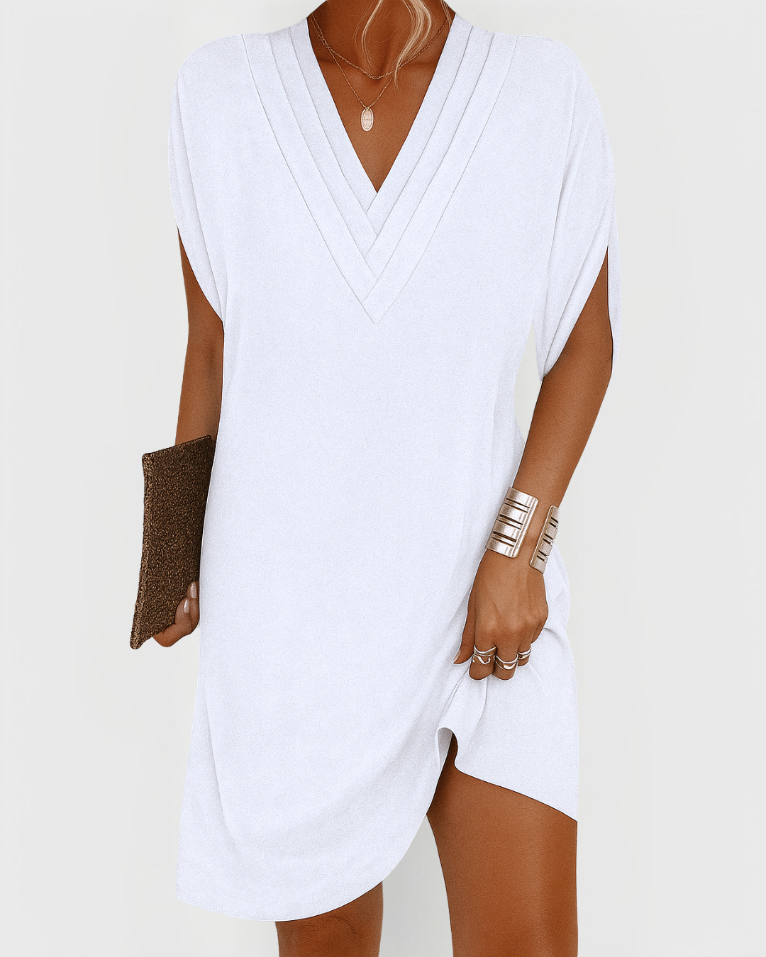 Giana | Flattering V-Neck Dress