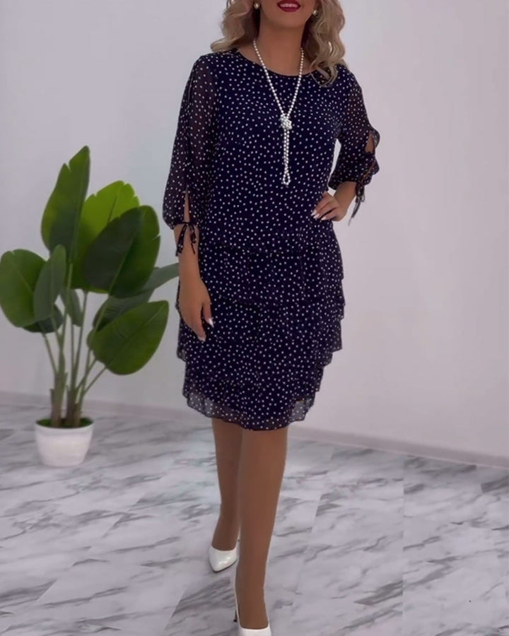 Sienna | Women's Elegant Knee-Length Winter Dress