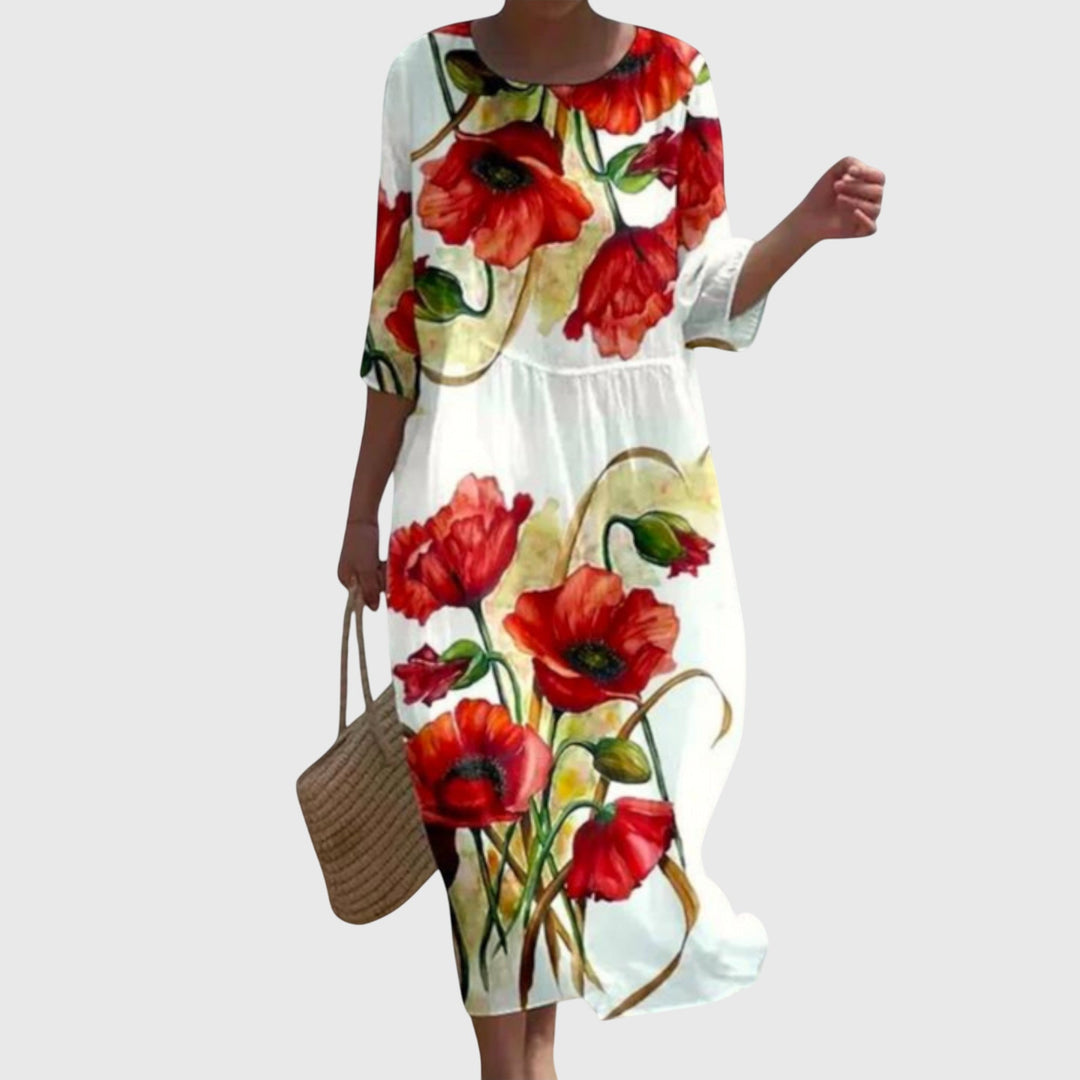 Hayley™ | Women's Floral Maxi Dress — Flowing & Feminine