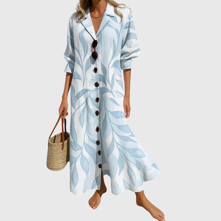 Jasmine™ | Women's Boho Lace Accent Slimming Dress