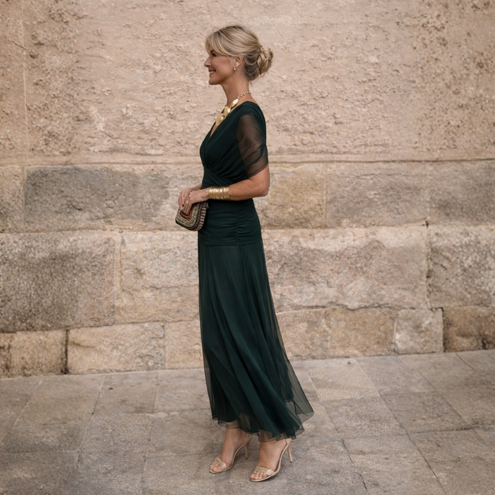 Valentina™ | Off-Shoulder Maxi Dress