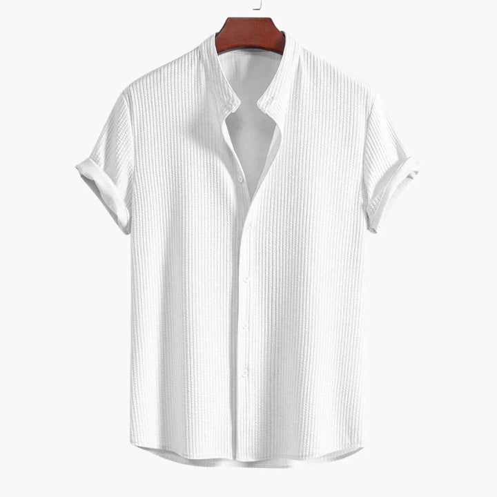 Cyrus™ | Refined Stand-Collar Shirt