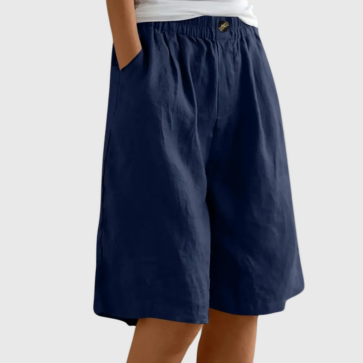 Miley | Women's Relaxed Knee-Length Shorts for Summer
