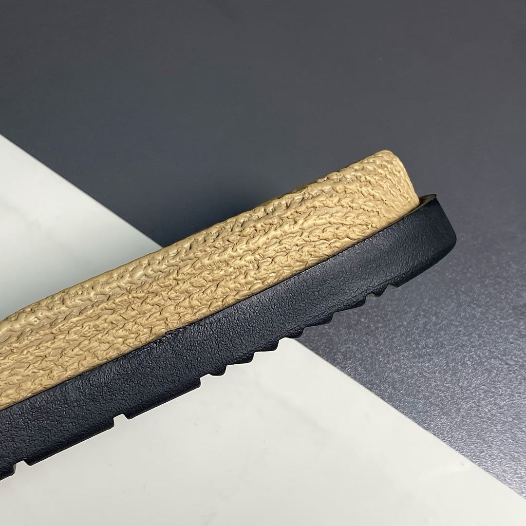Romeo | Men's Woven Double-Buckle Footbed Sandals
