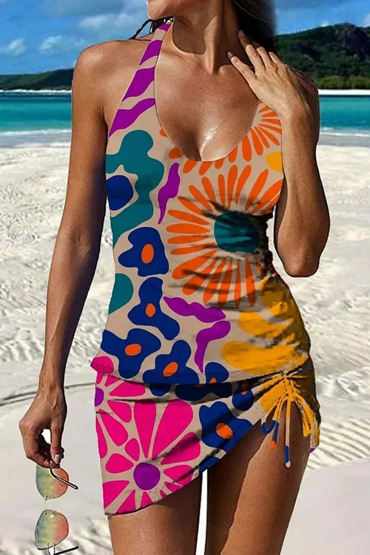 Fiesta™ | Floral Graphic Tummy Coverage Tankini