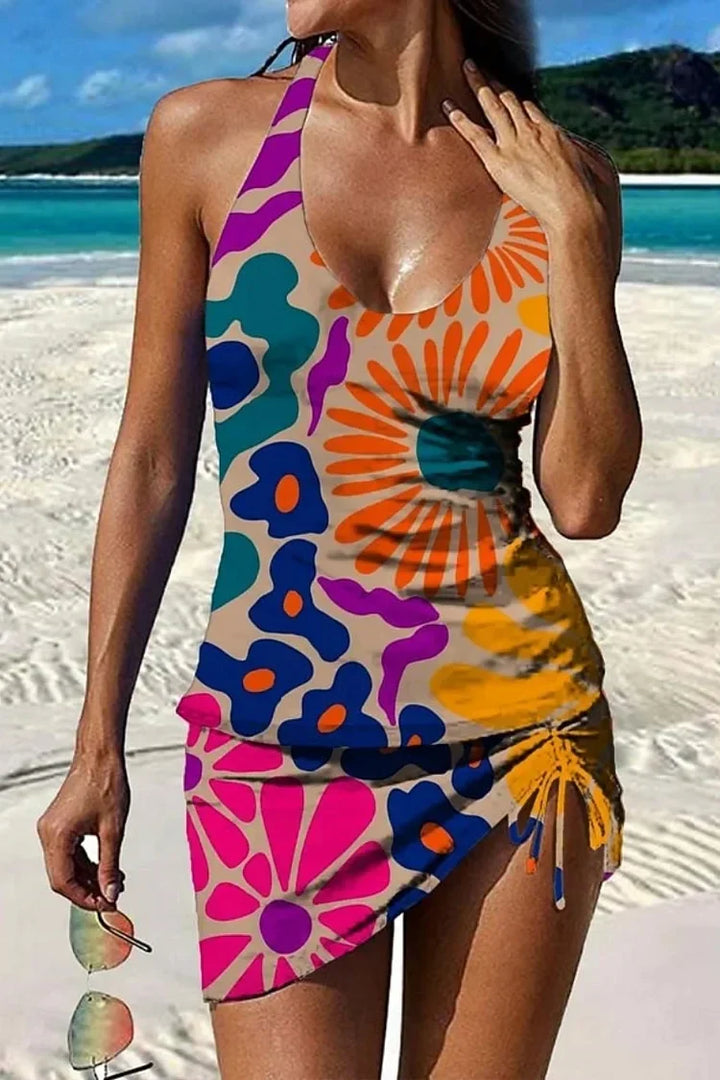 Fiesta™ | Floral Graphic Tummy Coverage Tankini