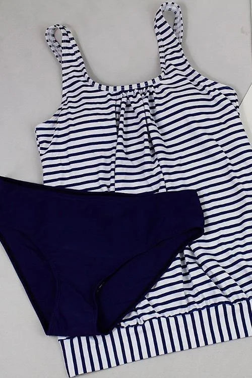 Portia™ | Flattering Striped Swimset
