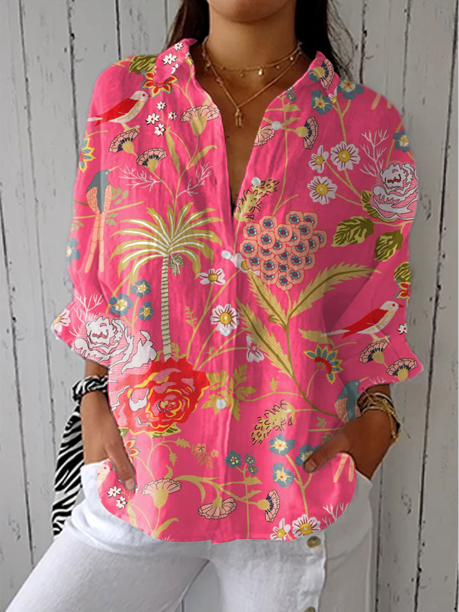 Kaitlyn | Tropical Blossom Blouse