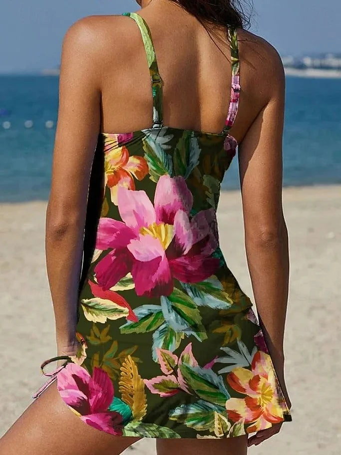 Fiesta™ | Floral Graphic Tummy Coverage Tankini