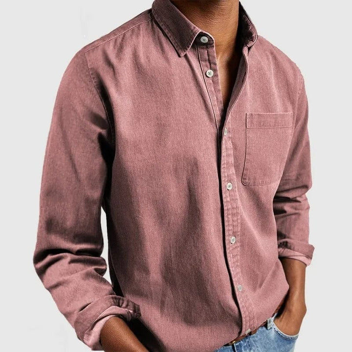 Caleb™ | Classic Button-Up Shirt