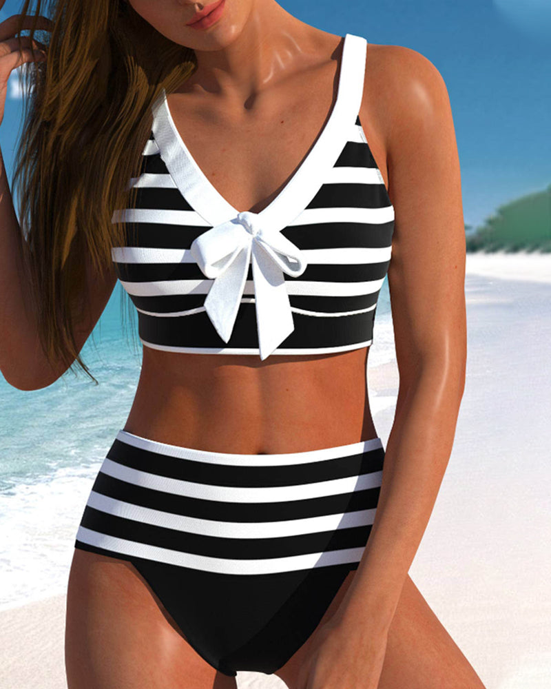 Lula™ | Striped High-Waist Bikini