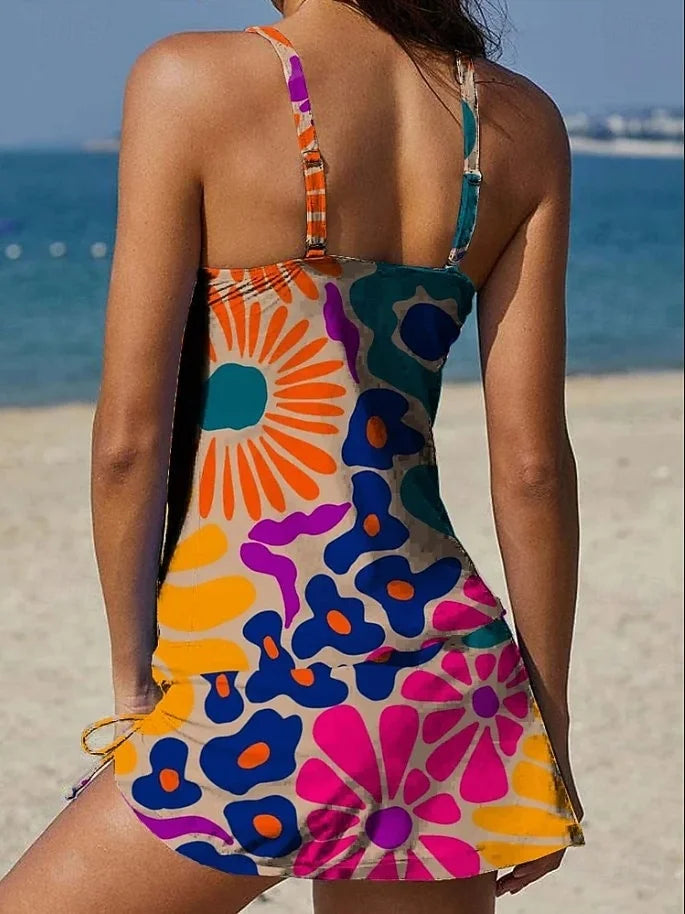 Fiesta™ | Floral Graphic Tummy Coverage Tankini