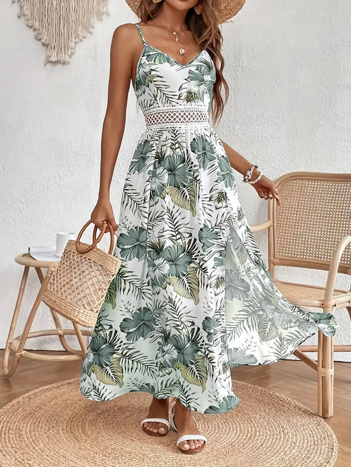 Ingrid | Women's Floral Print Summer Dress — Loose Fit
