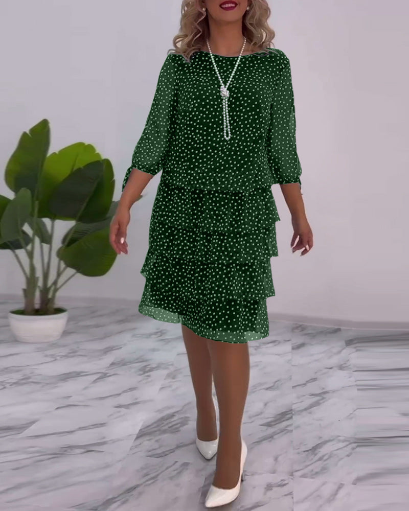 Sienna | Women's Elegant Knee-Length Winter Dress